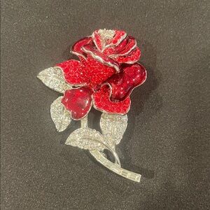First Lady Nancy Reagan Rose Brooch